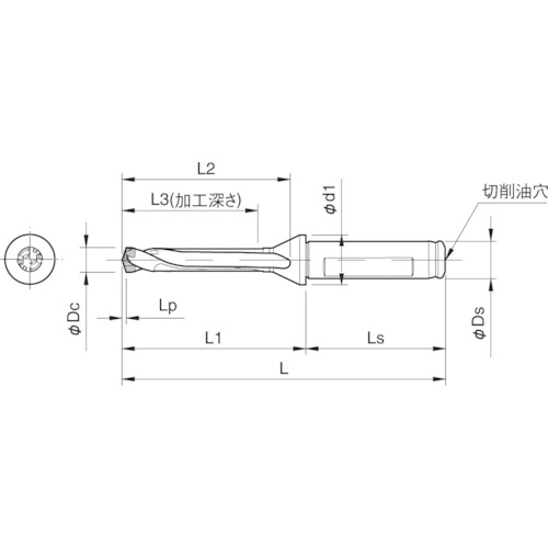 SF16-DRC100M-5 | KYOCERA | Replaceable Cutting Edge Drill